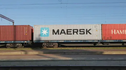 Train At Crossing