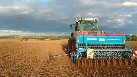 Video jigsaw puzzle titled Seed Drill