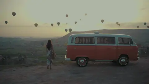 Balloon Race with VW Bus