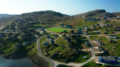 Village Landscape, Greenland
