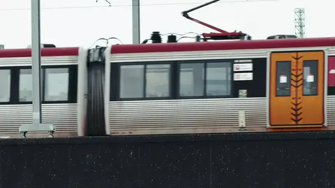 Video jigsaw puzzle titled Passing Passenger Train