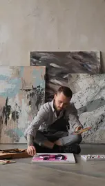 Artist painting