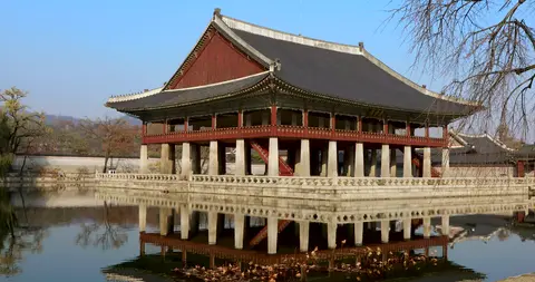 View of an Oriental Pavilion