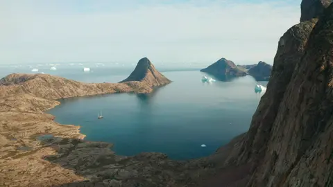 Stunning bay in Greenland