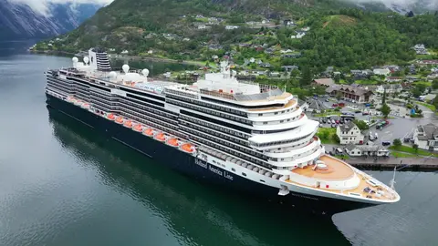 Beautiful Cruise Ship Norway