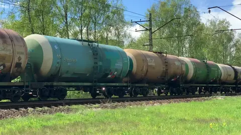 Passing Cargo Train