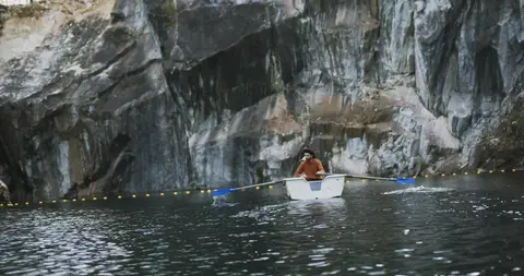 Couple in a boat