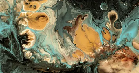 Abstract Paint in Motion 1