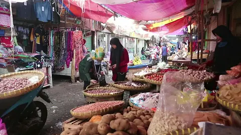 Colorful Asian Street Market