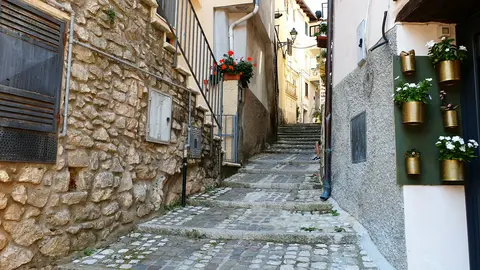 Playing on the Steps