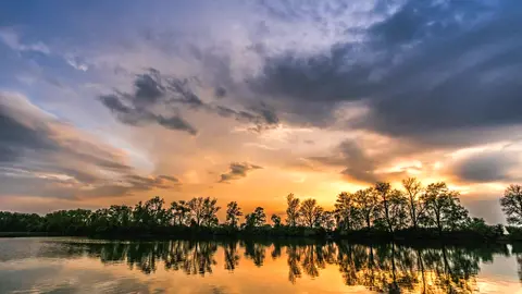 Clouds at sunset