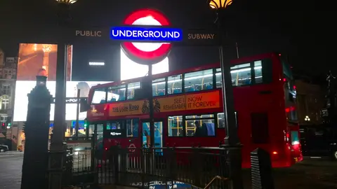 City of London at night