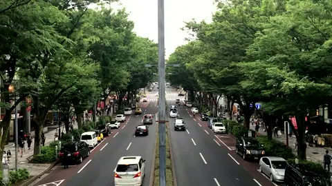 Traffic in the city